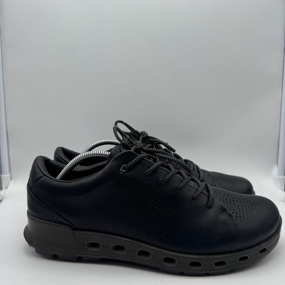 ECCO Cool 2.0 Mens Black Leather Gore-Tex Surround Sneakers 84258401001 44 10